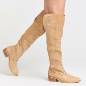 Matisse Suede Knee High Western Boot 7.5
